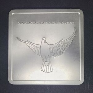 Canada Millennium Keepsake Coin & Stamp Set Dove Peace Collector Tin 1999-2000
